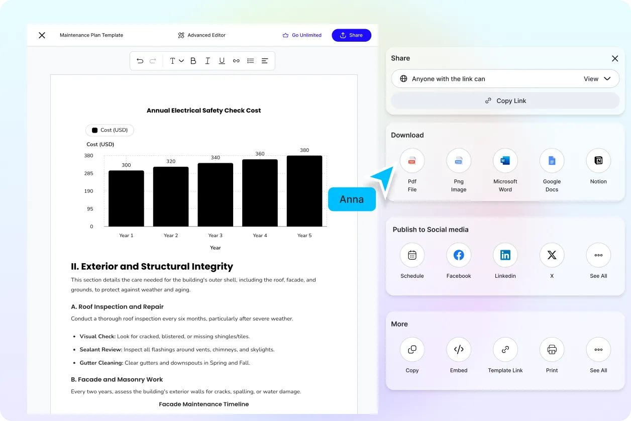 Free AI Maintenance Plan Generator, AI Maintenance Plans Maker Online [ No Signup ]